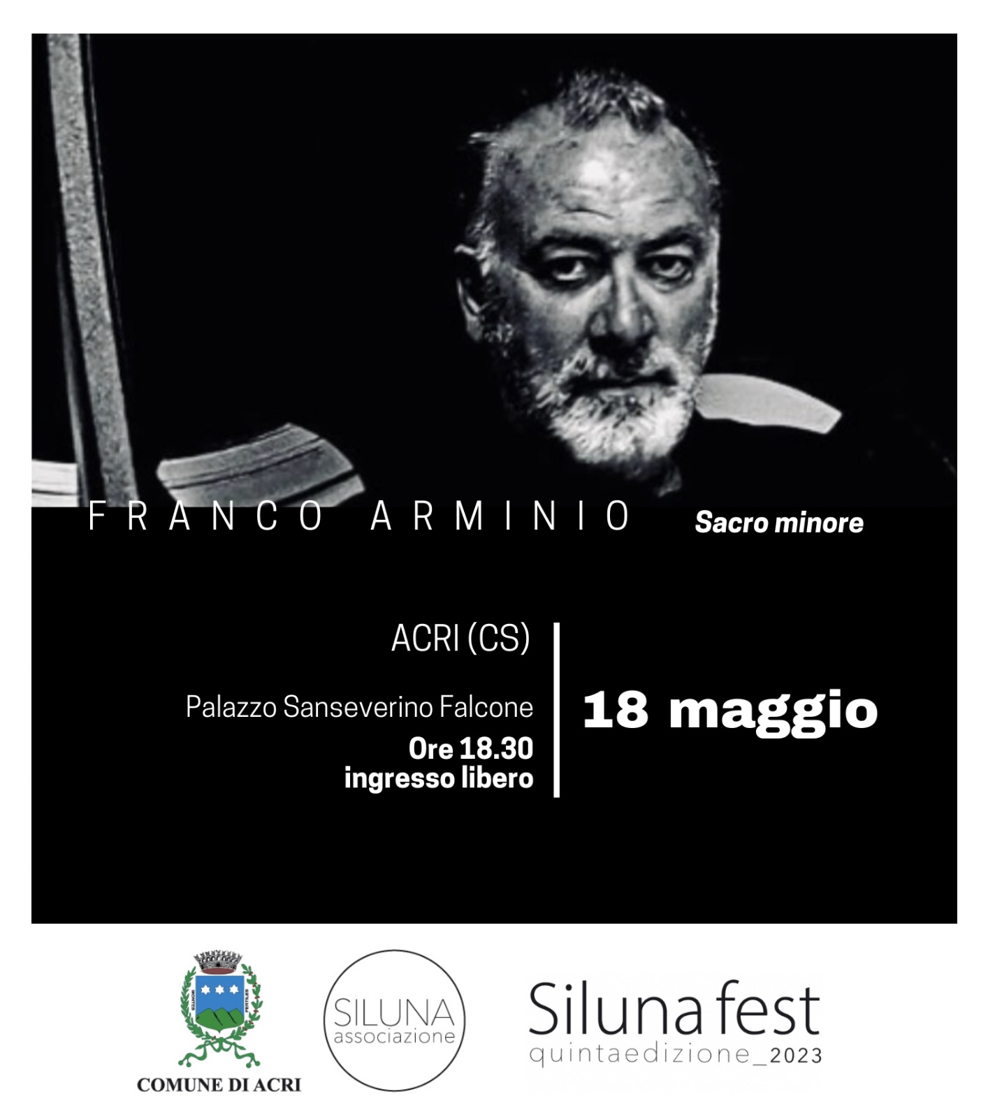 Acri Il Sacro Minore Di Franco Arminio Al Siluna Fest 4130