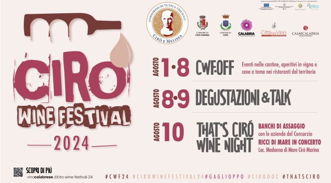 Cantine aperte ad agosto per il Cirò Wine Festival